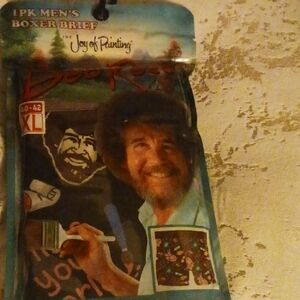 BOB ROSS THE JOY OF PAINTING MEN'S BOXER BRIEFS